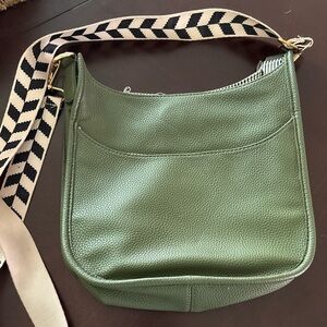 Green Leather Shoulder Bag